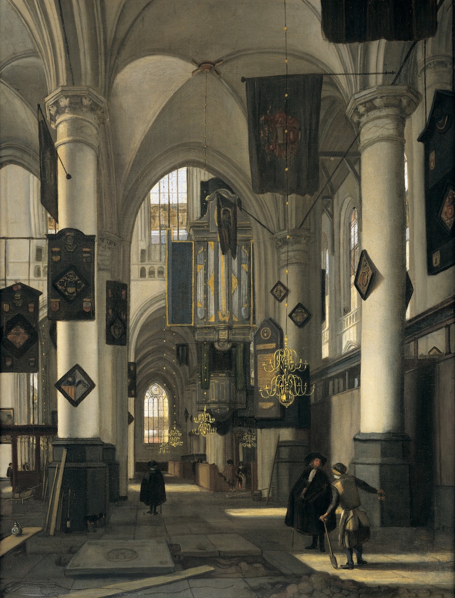 Interior of a Protestant Gothic Church