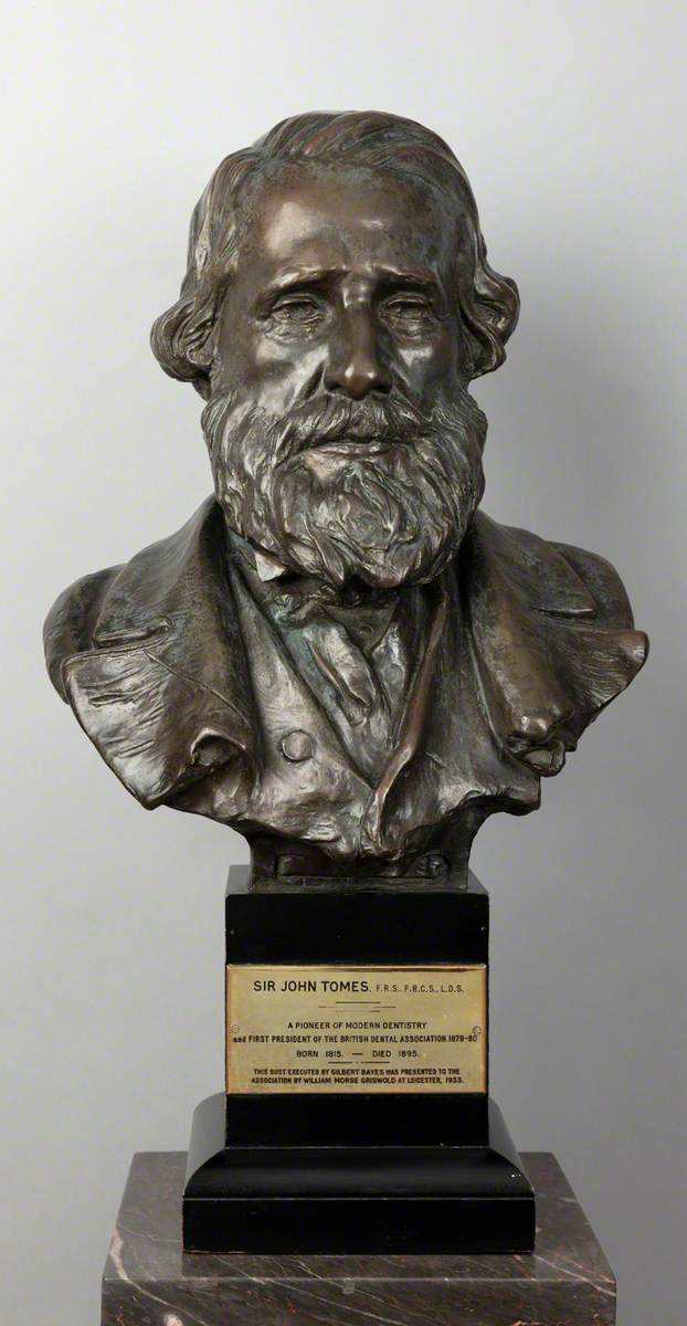 Sir John Tomes (1815–1895), First President of the British Dental Association (1879–1880), FRS, FRCS, LDS