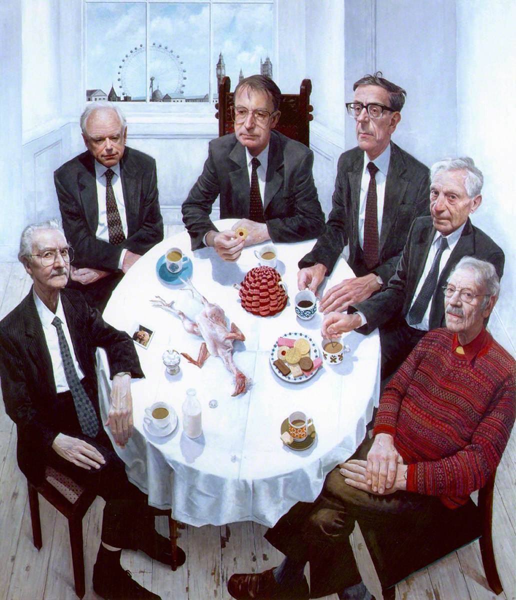 Six Academy Presidents (Gallus Gallus with Still Life and Presidents)
