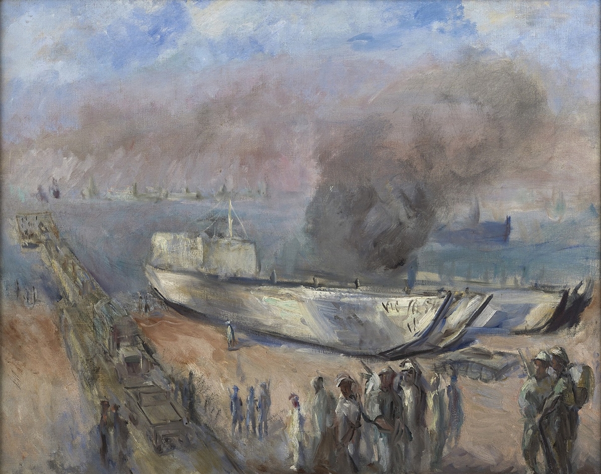 Landing at Arromanches