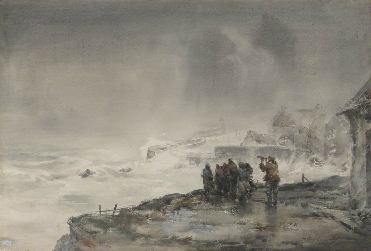 Fife Harbour in a Storm