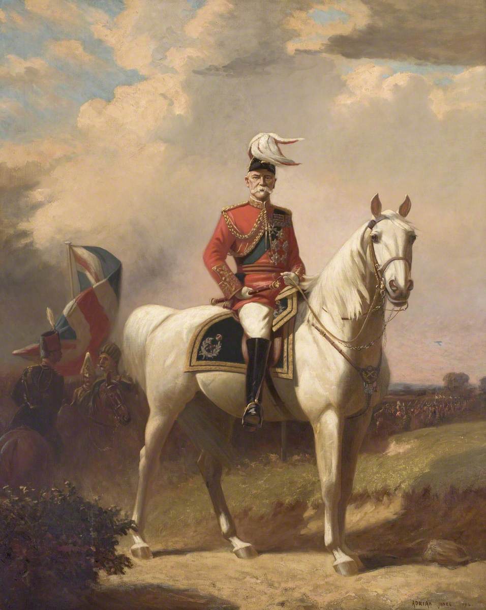 Field Marshal Earl Roberts, on His Charger 'Volonel'