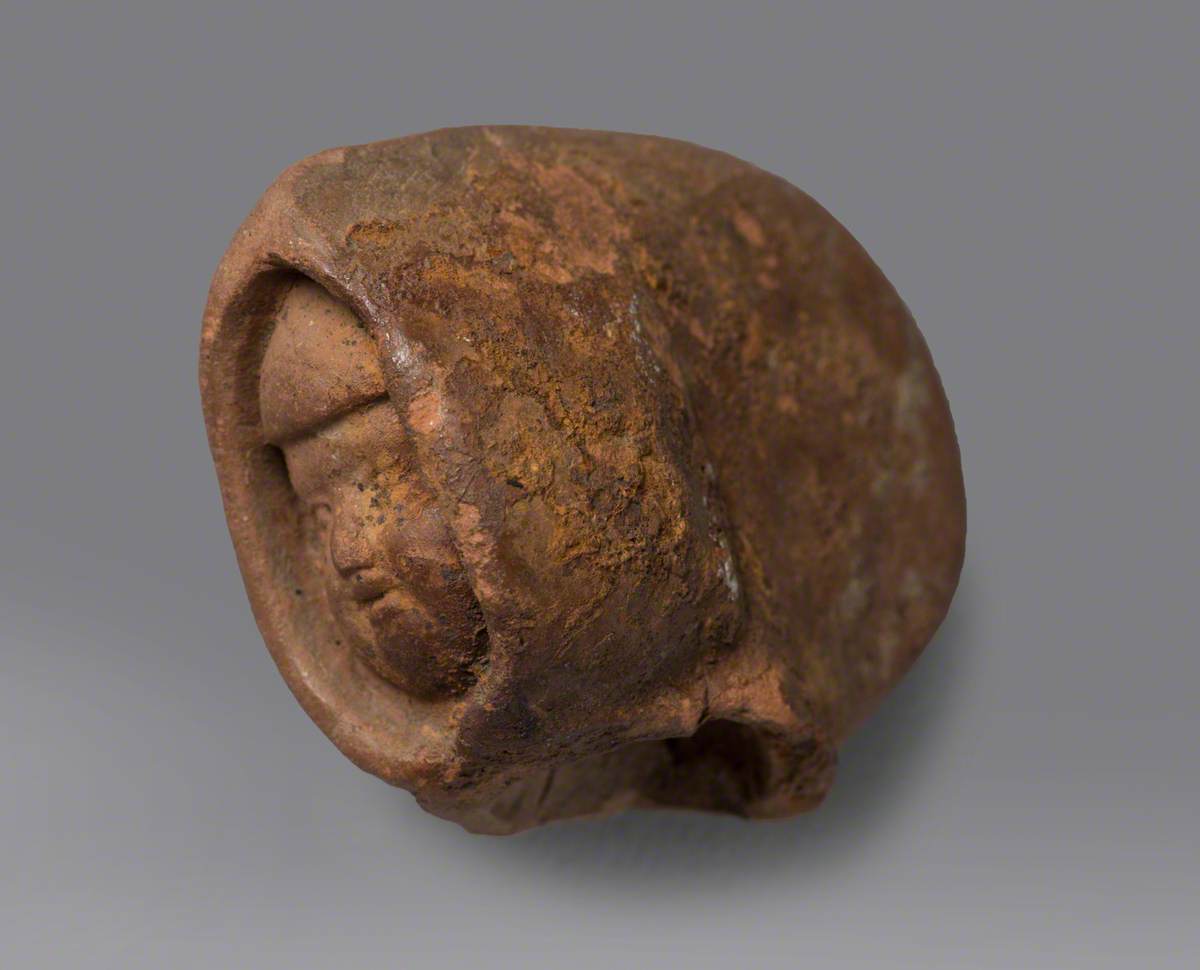 Carved Head of Monk Figurine (Eastfield)