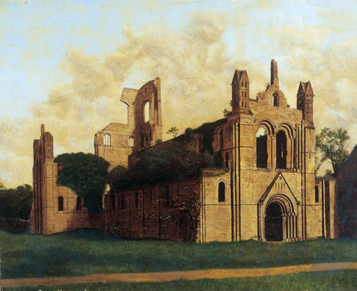 Kirkstall Abbey from the North West