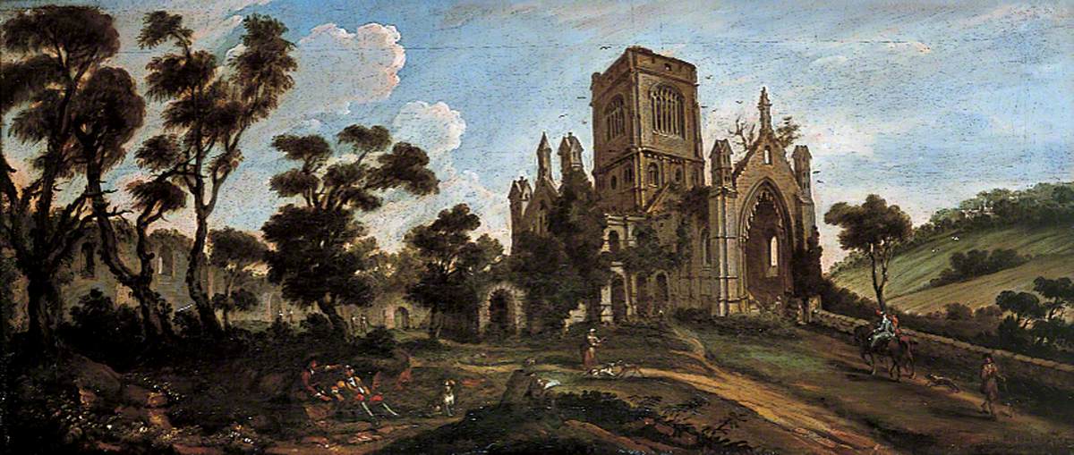 View of Kirkstall Abbey from the South East