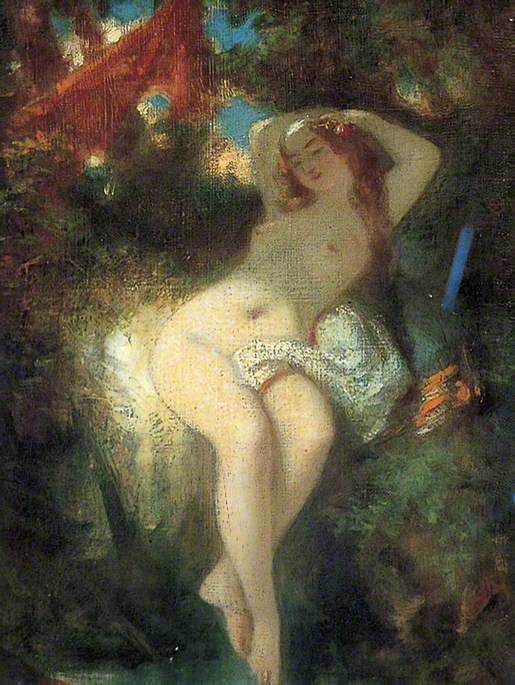 Nymph Reclining in a Wood