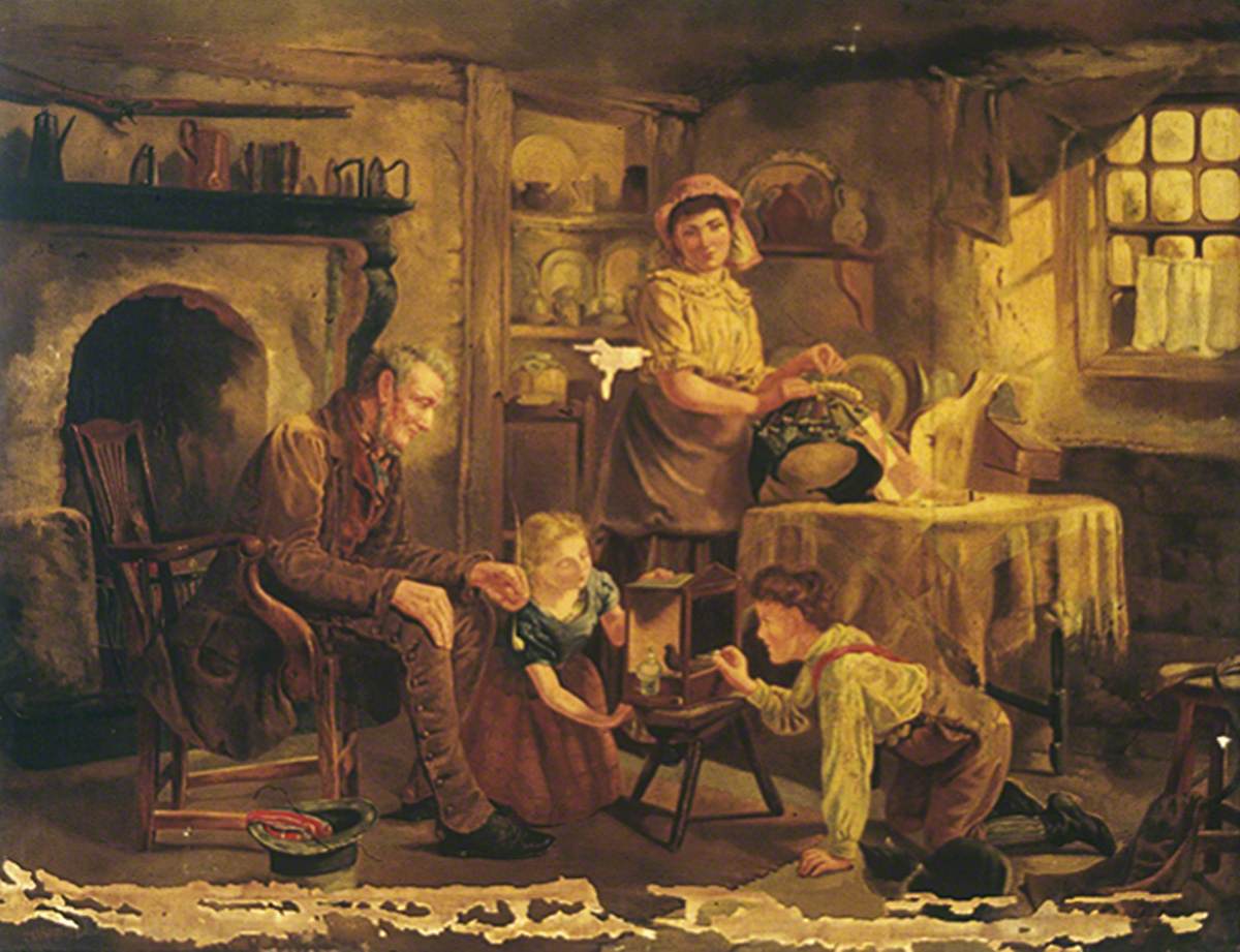 Family Group in an Interior | Art UK