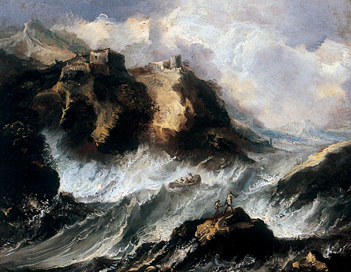 Coastal Scene with a Storm