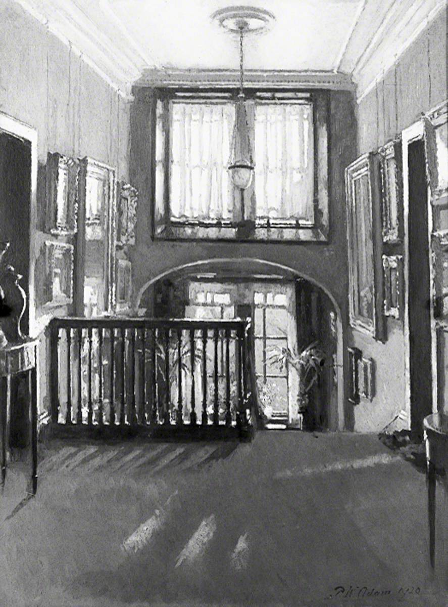 Interior, Rutland Lodge, Potternewton, Leeds: The Staircase Landing