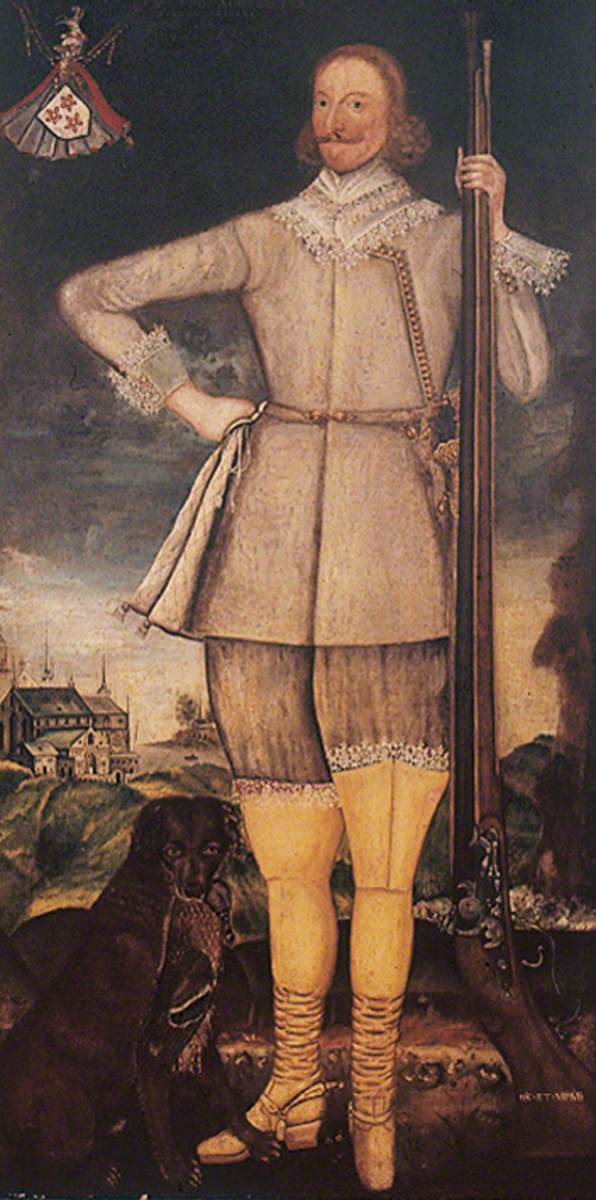 Thomas Southwell (d.1680), with a Gun and His Dog