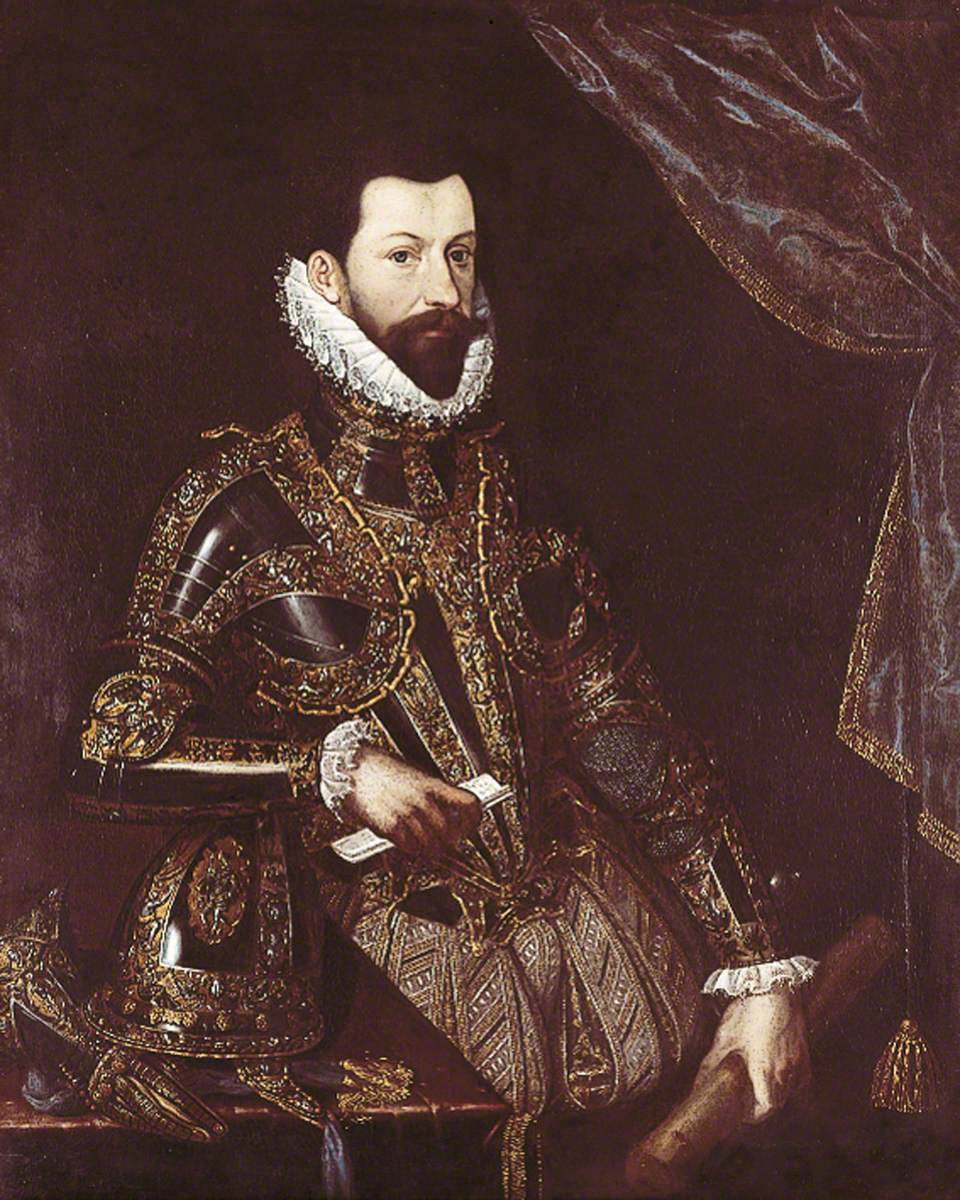 Alessandro Farnese (1545–1592), Duke of Parma and Piacenza (1586–1592), Governor of the Spanish Netherlands (1578–1592), in Armour