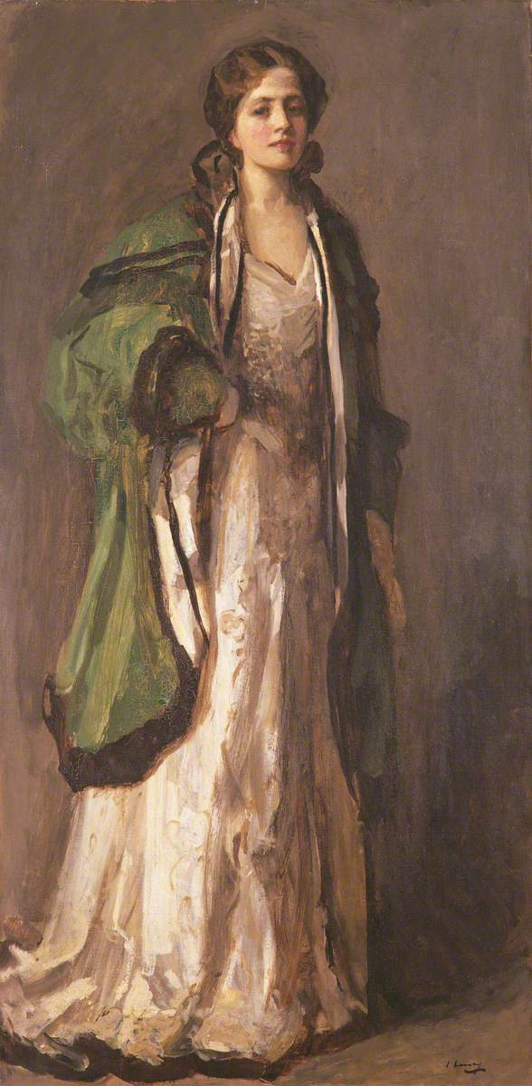 Portrait of a Lady in a Green Coat