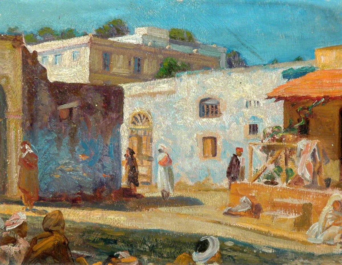 Street Scene in Tangiers | Art UK