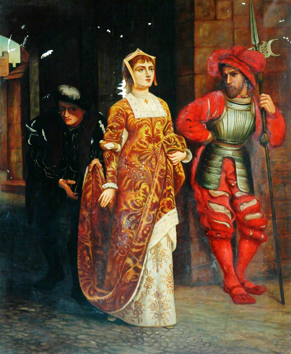 Portrait of a Noblewoman with Soldiers