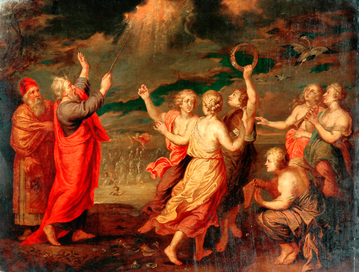 The Israelites Rejoicing After Crossing The Red Sea Art UK