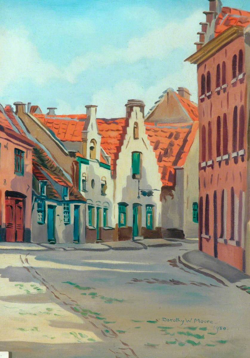 La rue de la Vigne, Bruges