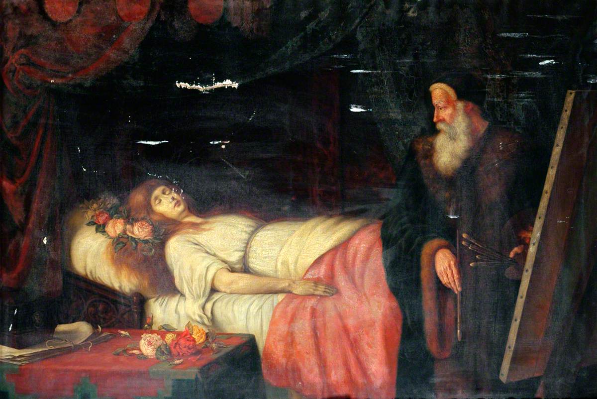 Tintoretto Painting the Portrait of His Dead Daughter Marietta