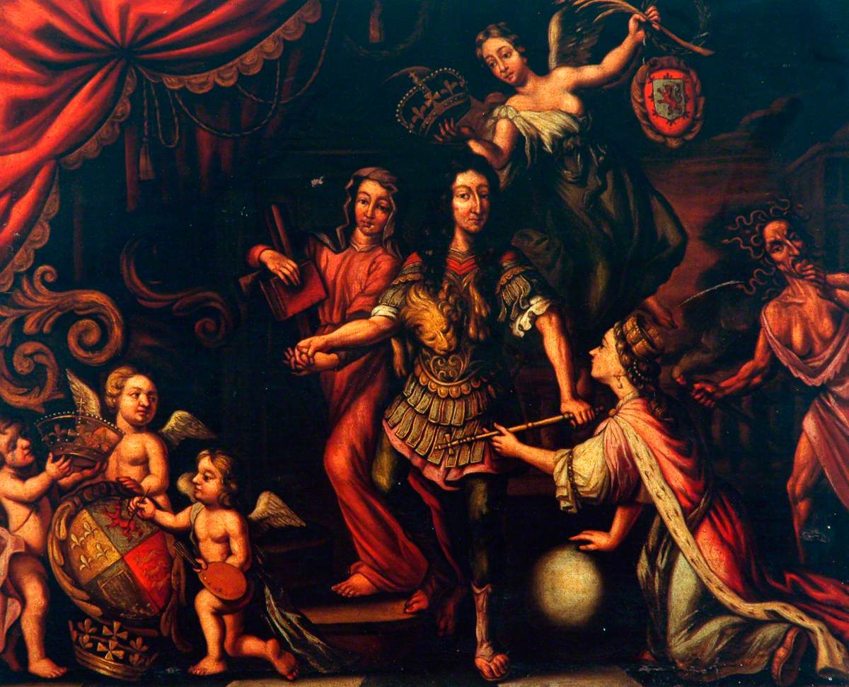 Allegory of William III with Victory and Discord