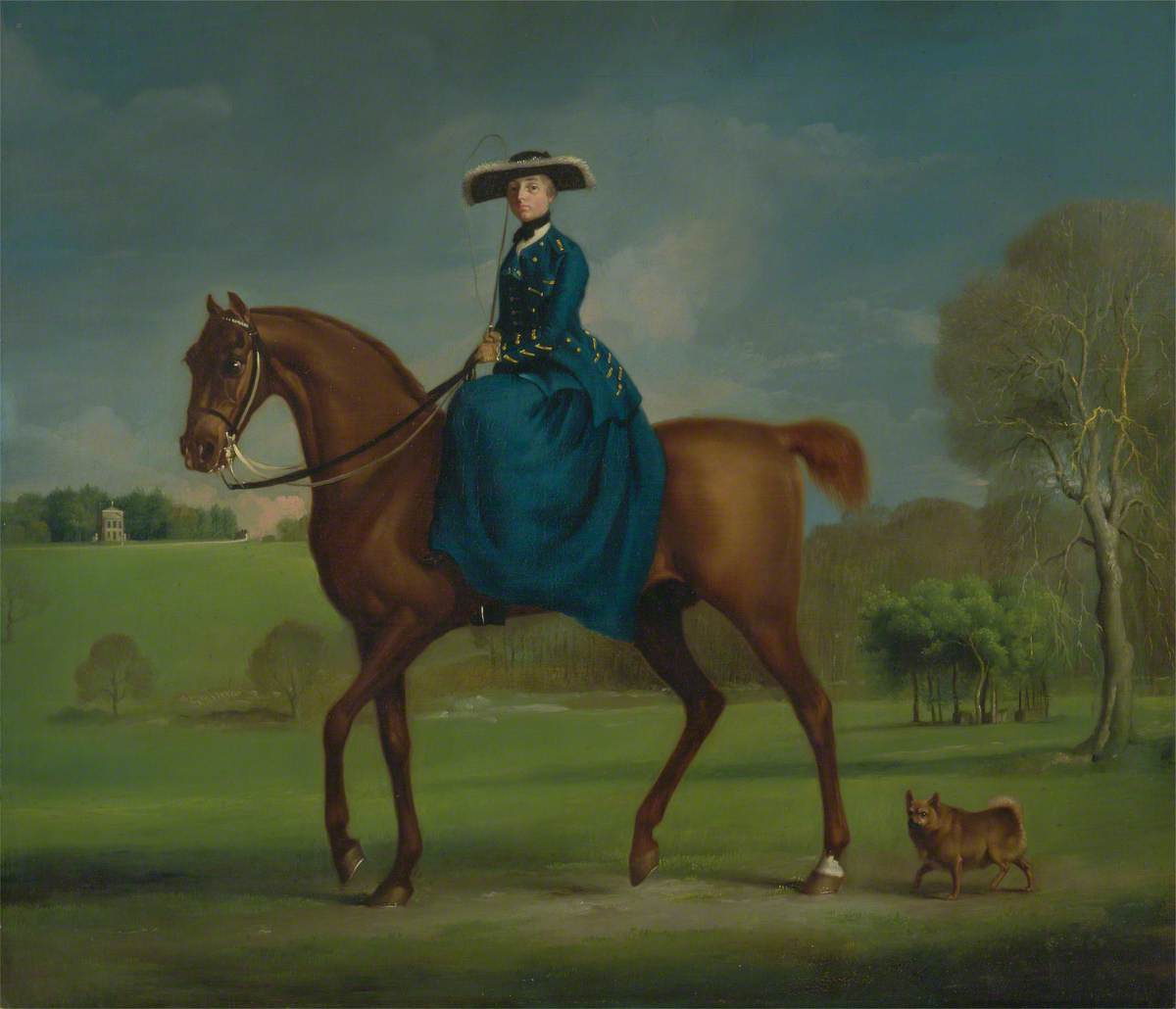 The Countess of Coningsby in the Costume of the Charlton Hunt