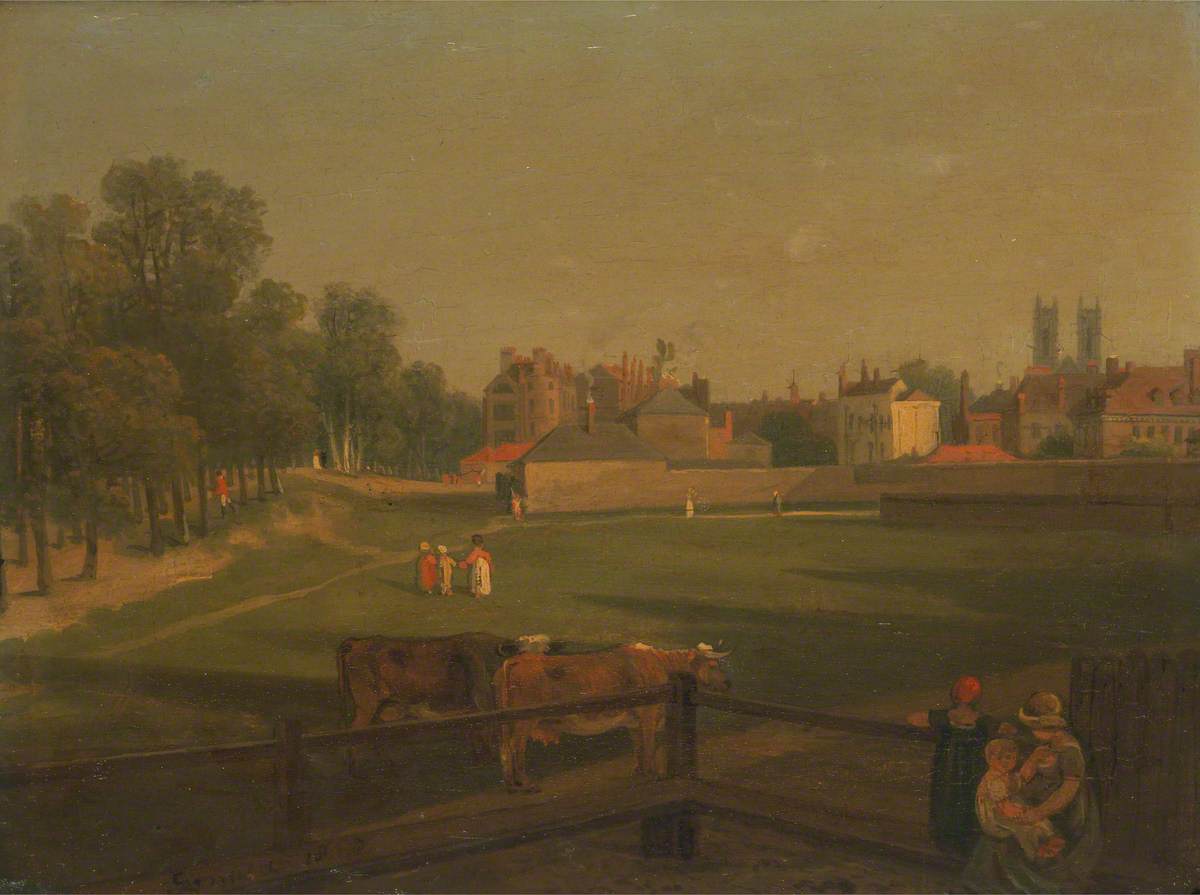 A Western View of Part of Westminster and Bird Cage Walk Taken from the Mill House