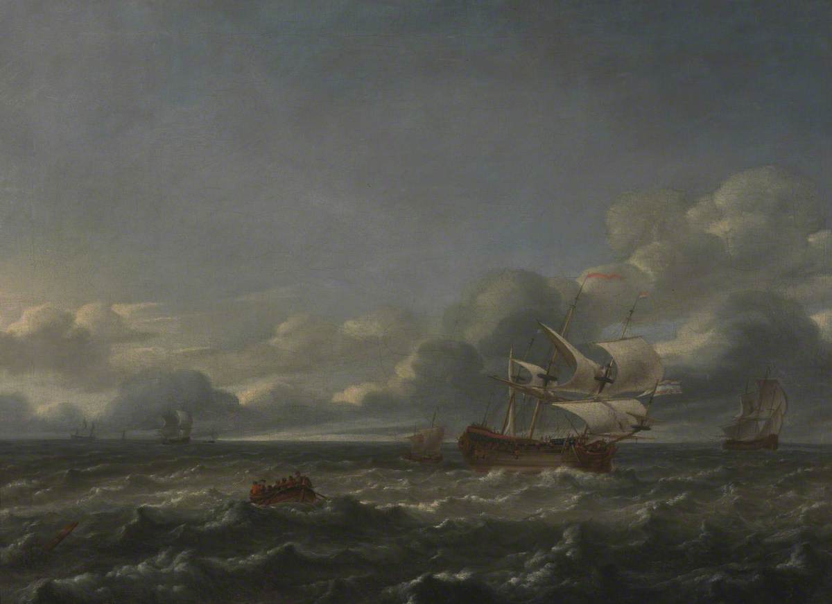 Men of War in a Stiff Breeze