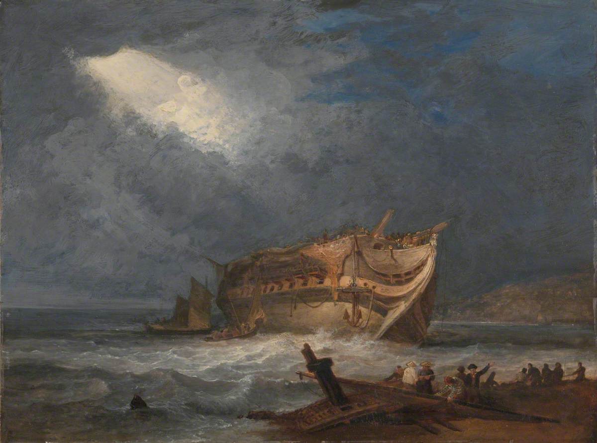 The Wreck of the Dutton, an East Indiaman