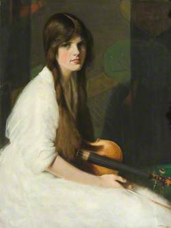 Phyllis with a Violin
