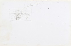 recto: small Landscape, verso: left hand side of Landscape view (Sketchbook - War)