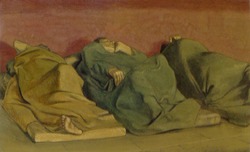 Merchant Seamen Sleeping After Shipwreck - Bone Internment Camp, Algeria