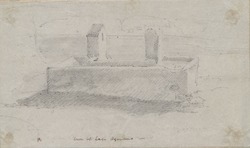 Well at Lago Agnano - One of 91 Sketches of France, Italy & Greece