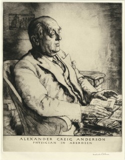 Portrait of Alexander Greig Anderson Physician In Aberdeen