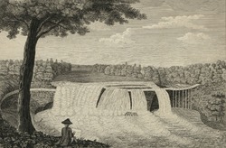 A South East View Of The Great Cataract On The Casconchiagon Or Little Teneca's River On Lake Ontario