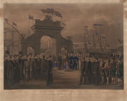 Landing of Her Majesty Queen Victoria at Aberdeen