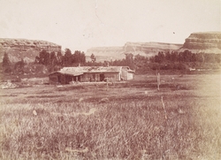 Landscape with House, South Africa, from an album compiled by Sir John Everett Millais