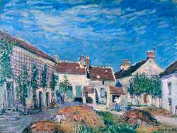 Une cour aux Sablons  (A Courtyard in Les Sablons)