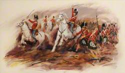 Scots Greys and Gordons at Waterloo