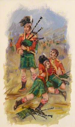 The Three Pipers at Saint-Pierre