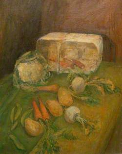 Still Life with a Basket and Vegetables