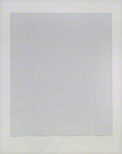 White Drawing, Light Grey Intervals VIII