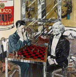 The Chance Meeting on an Operating Table of a Sewing Machine and an Umbrella: Andy Warhol and Marcel Duchamp