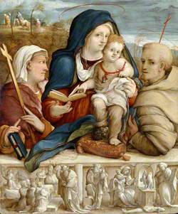 Virgin and Child between Saint Helena and Saint Francis