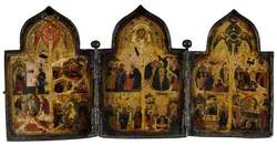 Icon Triptych: The Twelve Feasts of the Church