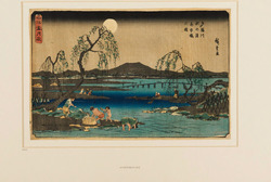 Catching Fish by Moonlight on the Tama River under the Autumn Moon | Tamagawa aki no tsuki ayugari no zu | 多摩川秋の月あゆ猟の図 (creator)