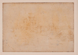 View of a fortified city
