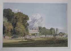 Views of Merton and Magdalen from the Meadows