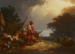 The Angel appearing to the Shepherds