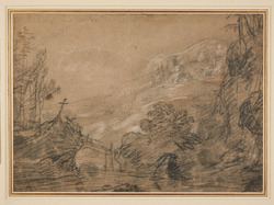 Mountain Landscape with Bridge