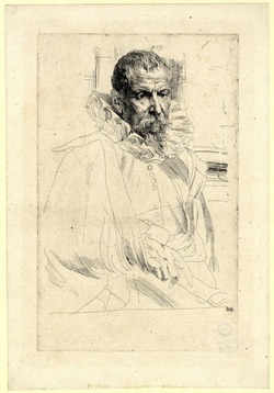 Portrait of the painter Pieter Brueghel the Younger