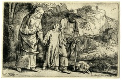 Christ returning from the Temple with his Parents (Luke 2:51)