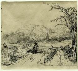 Landscape with Sportsman and Dogs